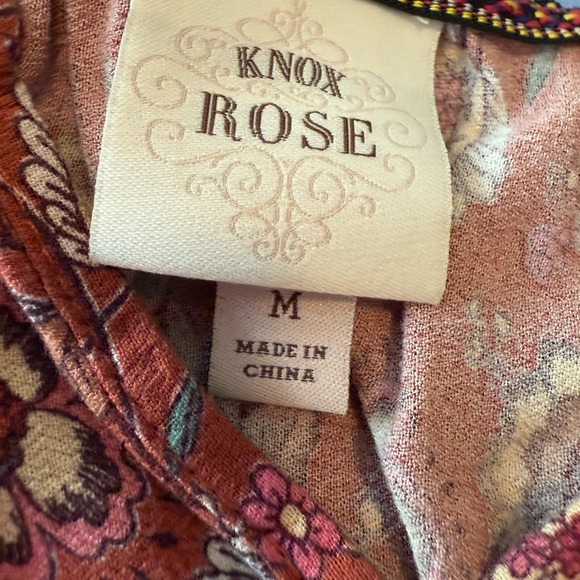 Knox Rose Floral Blouse in Red and Yellow - Picture 6 of 6